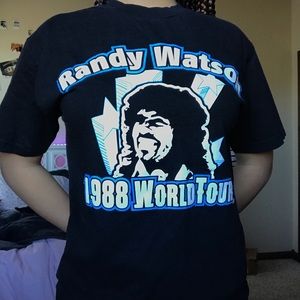 RANDY WATSON 1988 WORLD TOUR T-SHIRT